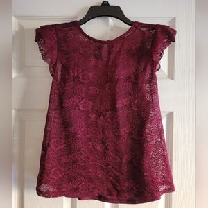 Gorgeous Lined Lace Blouse! Size XS